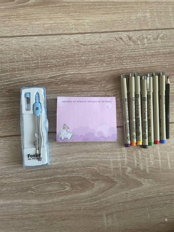 Наклейки божьи коровки, скотч, циркуль, нитки, кашпо, изделия из глины, крючки, браслет, ватные диски 3