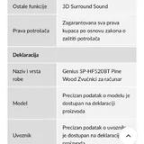 Bluetooth колонки Genius SP-HF520BT 4