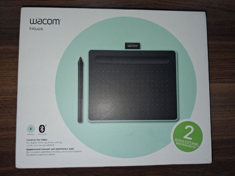 Wacom Intuos Small Wireless графический планшет новый 3