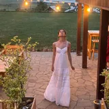 Белое свадебное платье, летний сарафан H&M 1