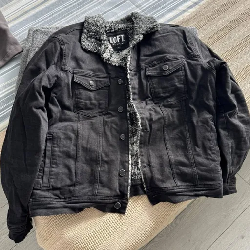 Теплая джинсовка и толстовка Loft XL