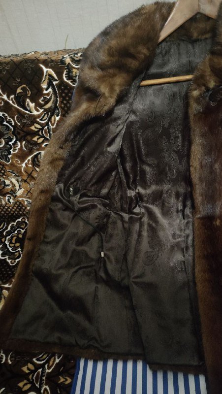 Шуба из натуральной норки, размер S 5