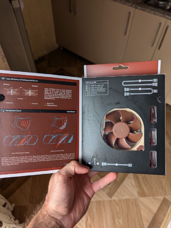 Вентилятор Noctua NF-A8 80x80x25мм комплект 2