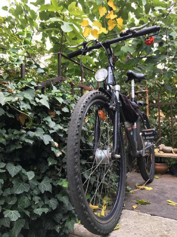 Велосипед с планетарной втулкой и комплектом 5