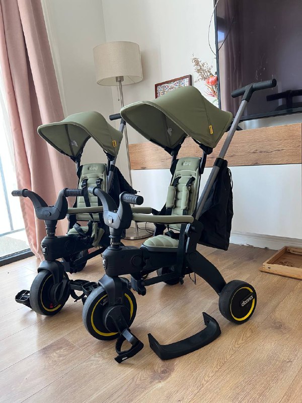 Детский велосипед Doona Liki Trike S3 Desert Green 2