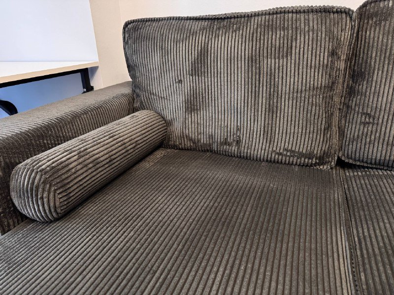 Диван угловой тёмно-серый 6