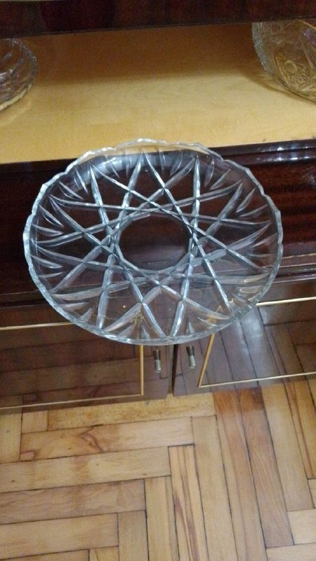 Большая ваза стеклянная