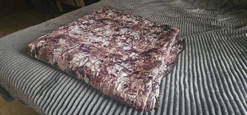 шторы 2 шт и покрывало