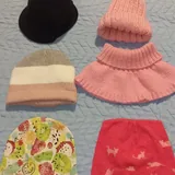 Вязаная кепка, шапки, варежки, перчатки, манижка, наушники 2