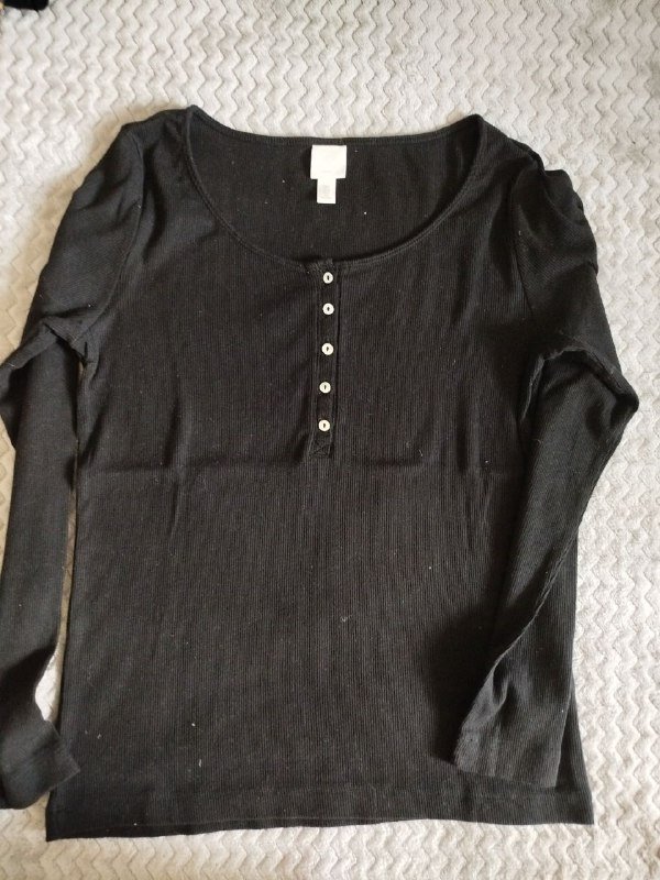 Черная женская кофта с пуговицами новая 2