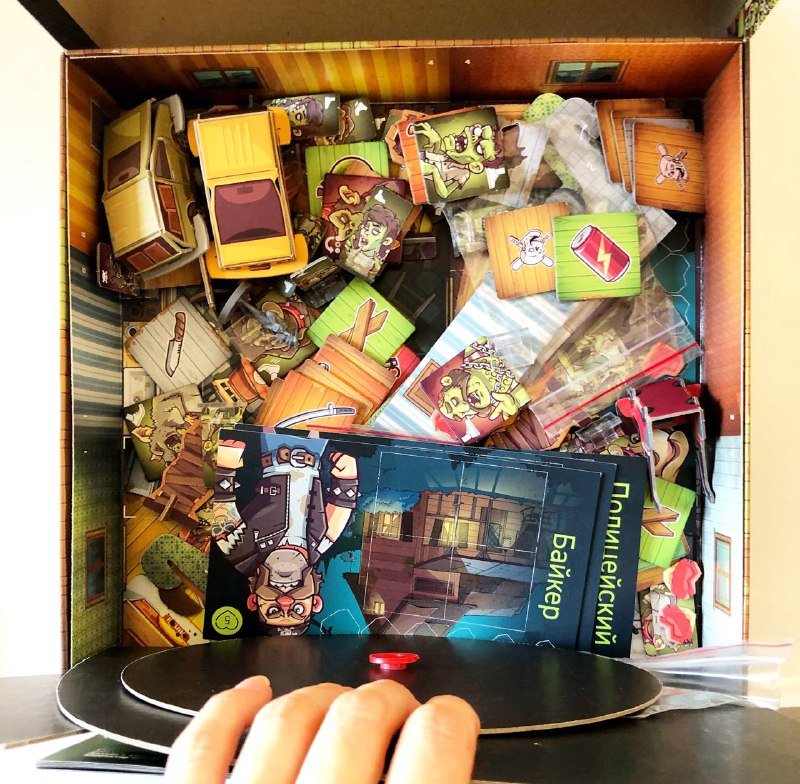 Настольная игра Зомби в доме. Заражение 5