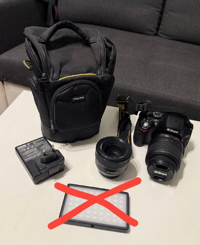 Камера Nikon D5100, кит 18-55mm, Yongnuo 50mm, карты памяти