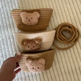 Корзинки для хранения, корзиночки на веревке 4