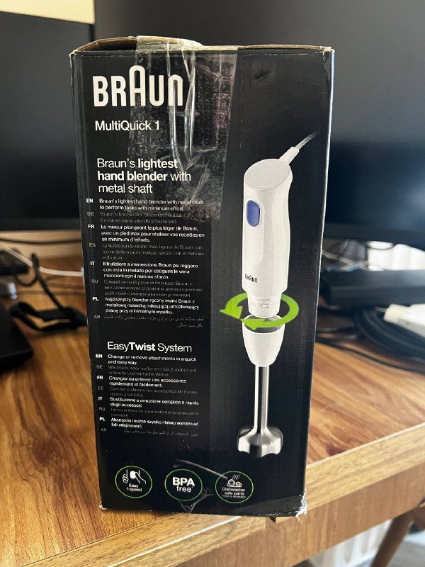 Ручной блендер BRAUN Minipimer 1 с насадками