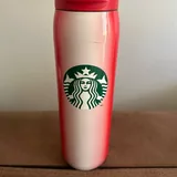 Пластиковый стеллаж, термос Starbucks, стакан Starbucks 2