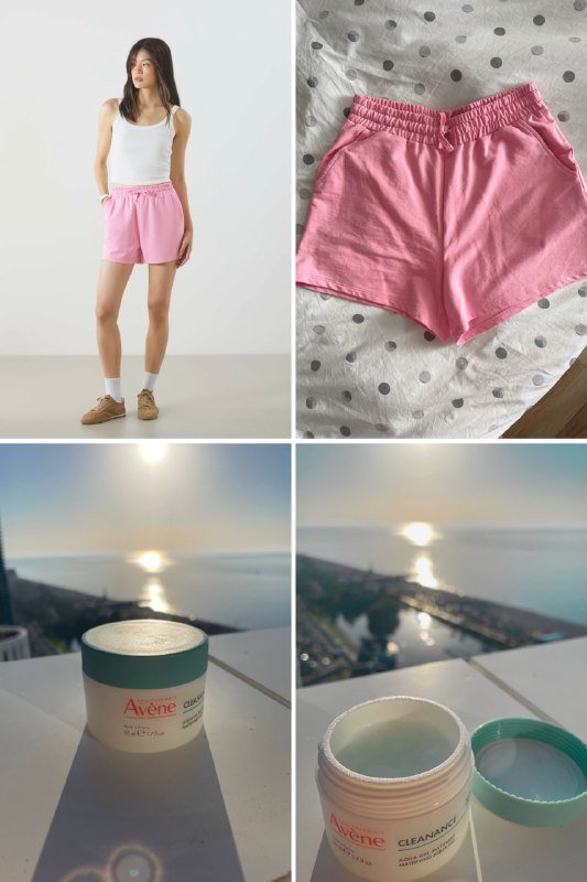 Пляжный коврик, масло Caudalie, заколка, палетки, крем Avene, шорты Waikiki 4