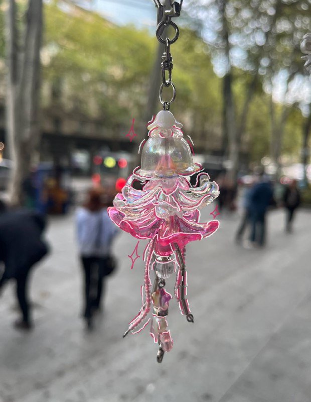 Подвеска украшение медуза