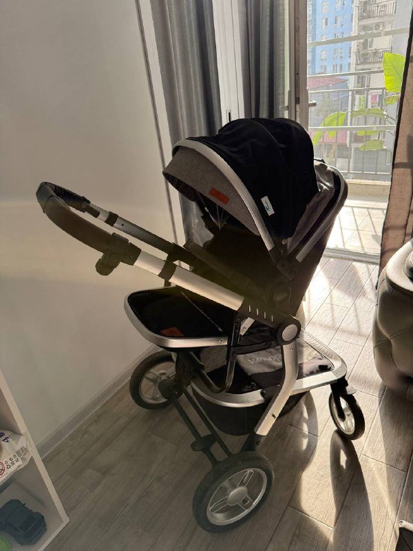 Коляска 2 в 1, люлька и сидячий блок 2