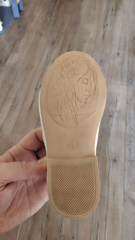 Детские белые туфли 25 размер 3