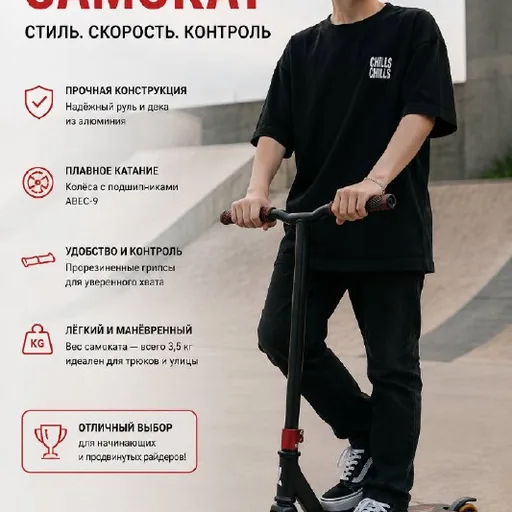 Трюковый самокат