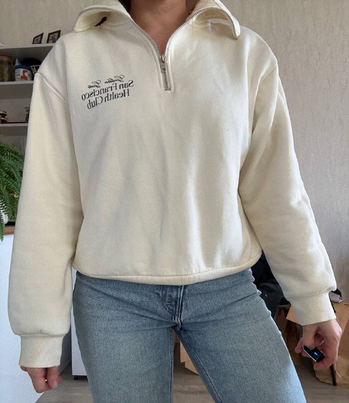 Кофта на полузамке