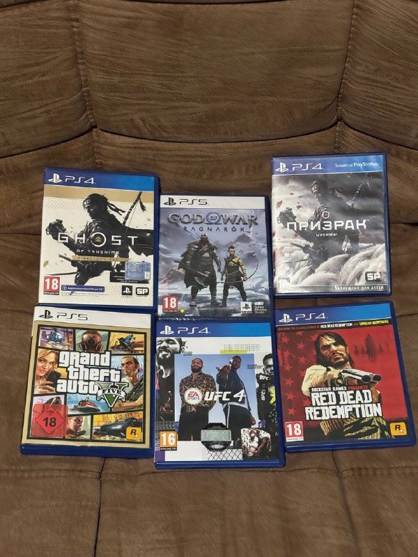 PS4 и PS5 игры CD Ghost, God of War, GTA V и др.
