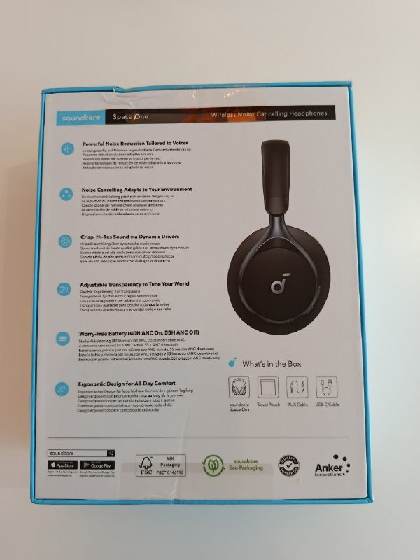 Беспроводные наушники anker Soundcore Space One 4