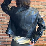 Кожаная куртка DSQUared2, размер 46 4