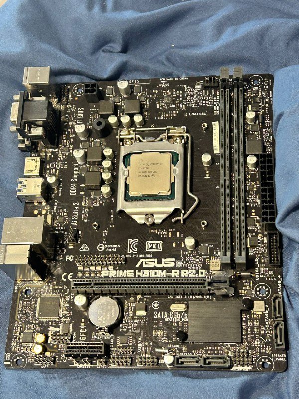 Материнская плата Asus PRIME H310M-R R2.0 с Intel core i7 8700 2
