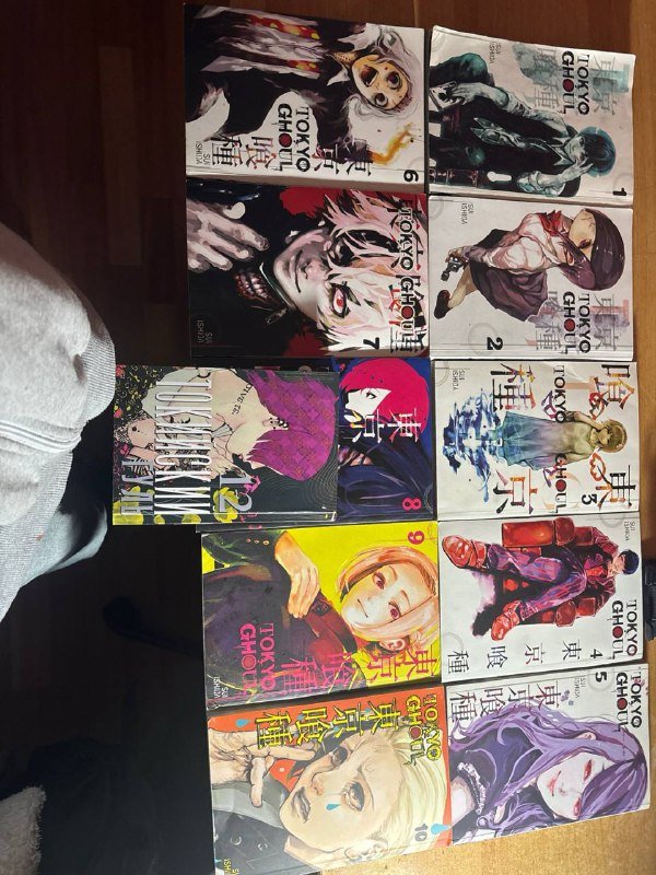 Манга Tokyo Ghoul, 10 частей