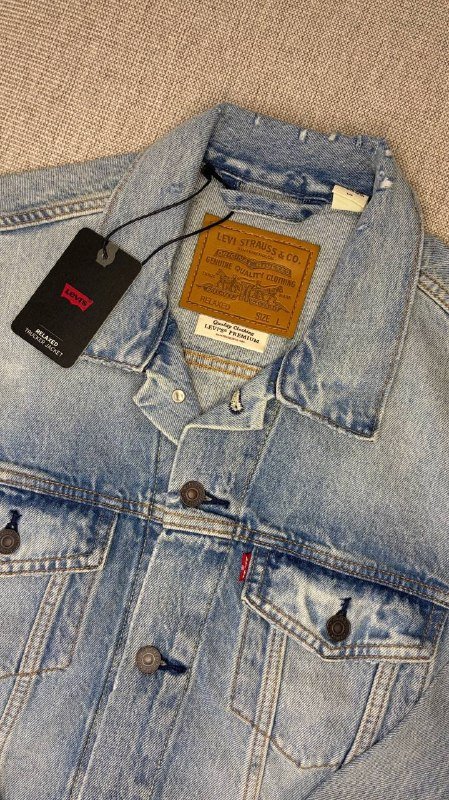 Levi’s светлая джинсовая куртка, Levi’s серая джинсовая куртка 5