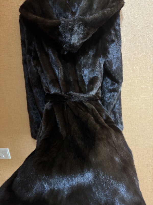 норковая шуба-халат размер 42-44 2