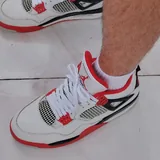 Кроссовки Jordan 4 Retro Fire Red 1