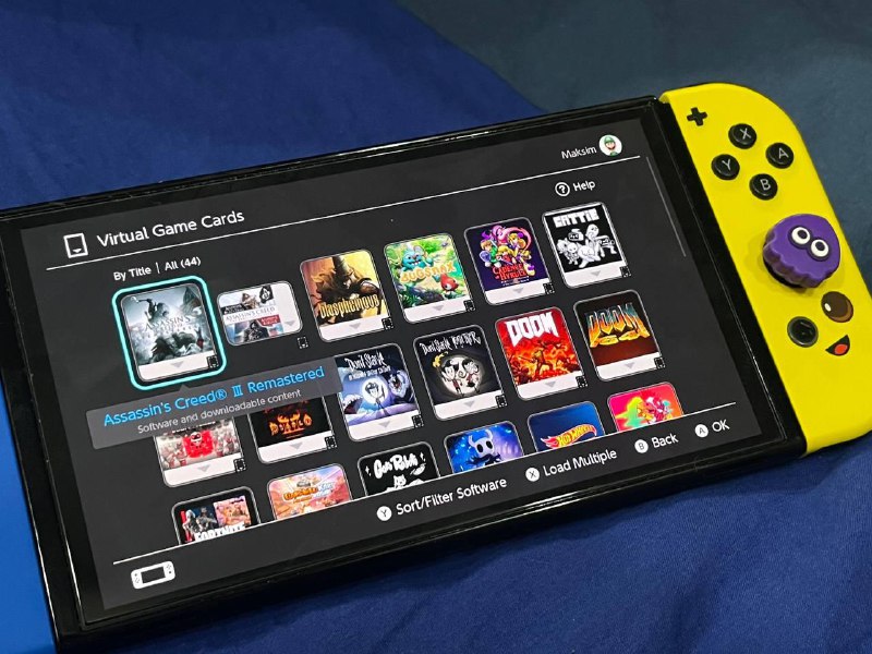 Аккаунт с 39 играми для Nintendo Switch