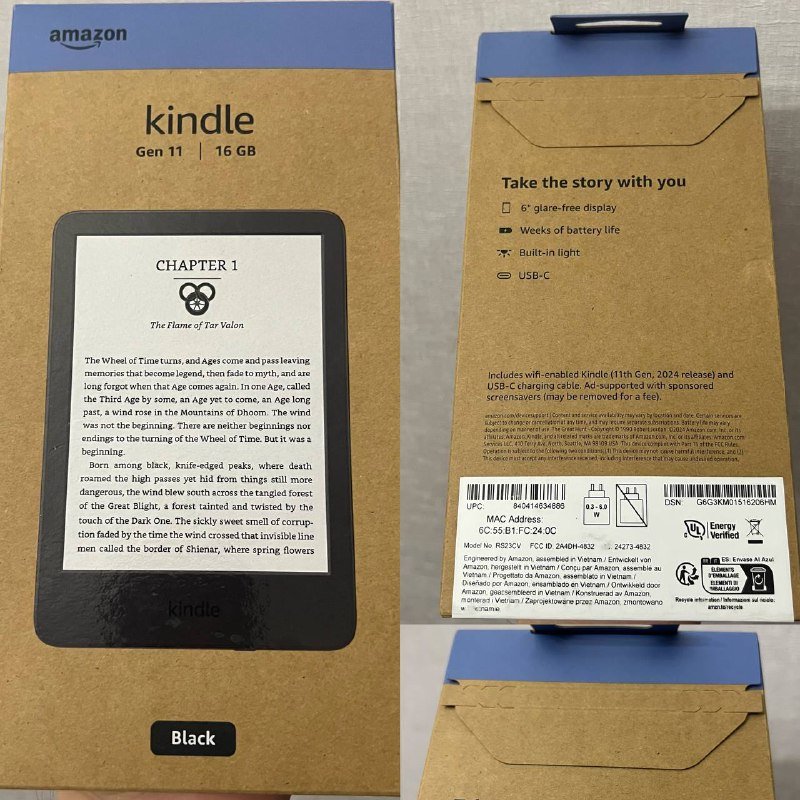 Электронная книга Amazon Kindle Gen 11 16GB