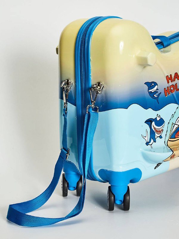 Детский чемодан ручная кладь с сиденьем и катанием 6