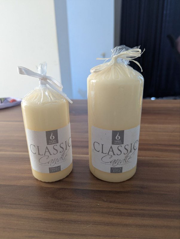 Парафиновые свечи 70х150, 60х120