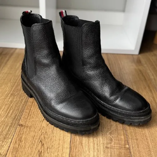 Женские кожаные ботинки Tommy Hilfiger