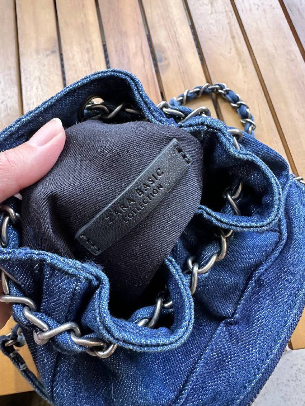 Джинсовый рюкзачок Zara 5