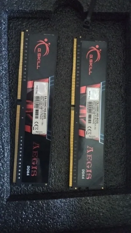 AMD Ryzen 7 2700, G.SKILL Aegis 16 ГБ DDR4 1