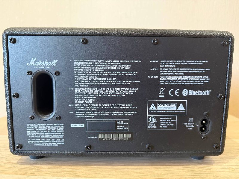 Колонка Marshall Acton Bluetooth первой ревизии 2