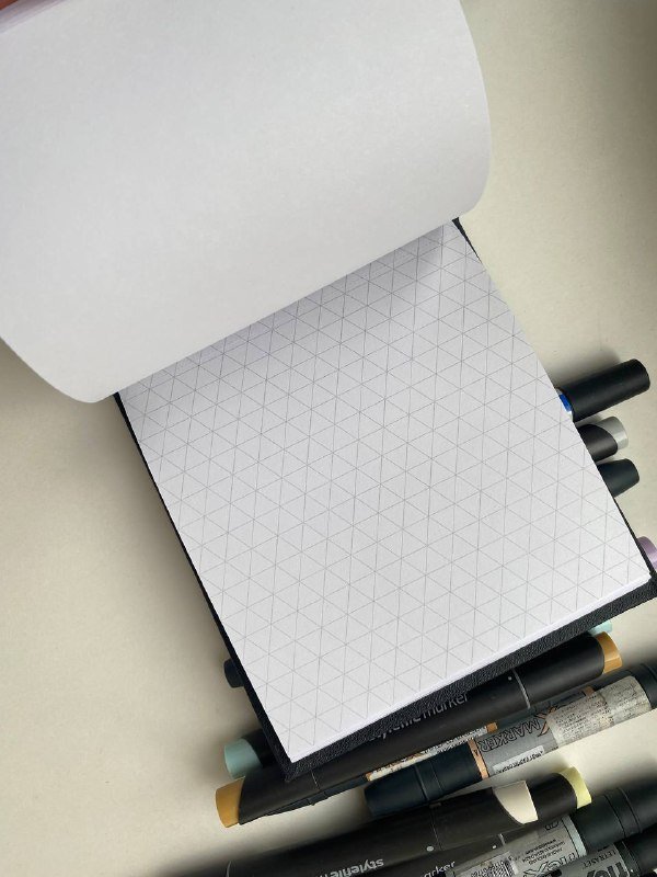 Художественные маркеры Flex, STYLEFINE и блокнот для маркеров 3