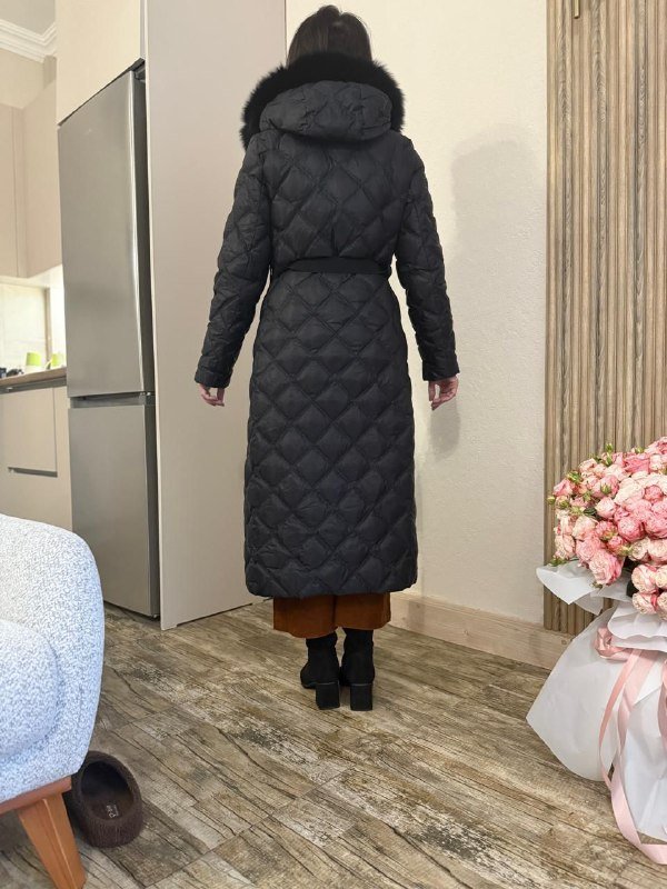 Пуховое пальто 44-46 2