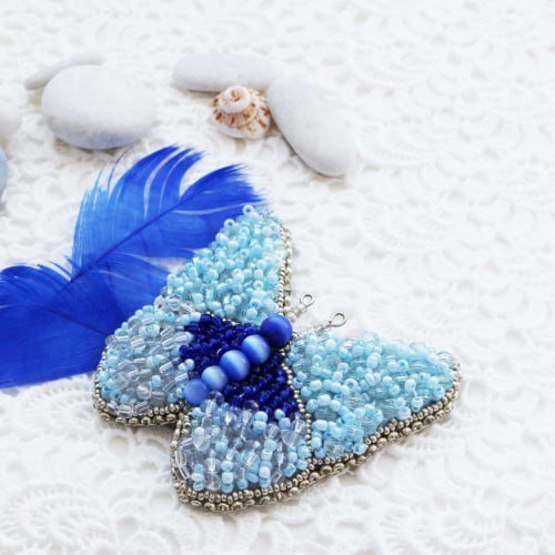 Колье Сапфир, Брошь Бабочка Menelaus, Серьги-гвоздики Сапфир, Серьги Королевский изумруд, Брошь Клевер, Колье Белые Листья 2