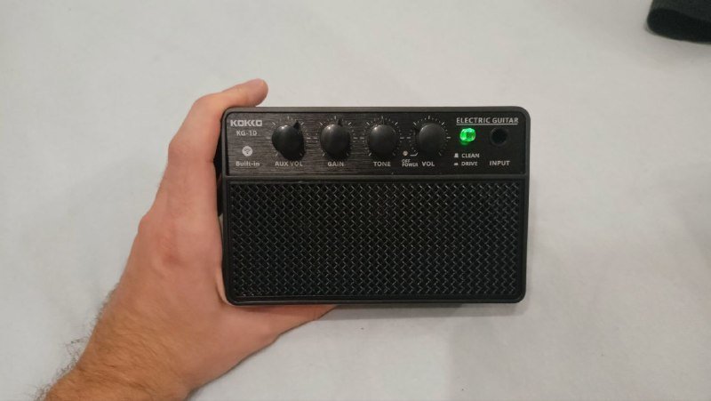 Мини гитарный усилитель KG-10, тренажёр для пальцев гитары