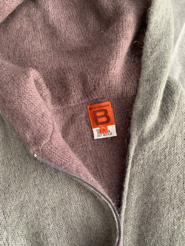 Двухсторонний кардиган с капюшоном BENSIMON размер S 3