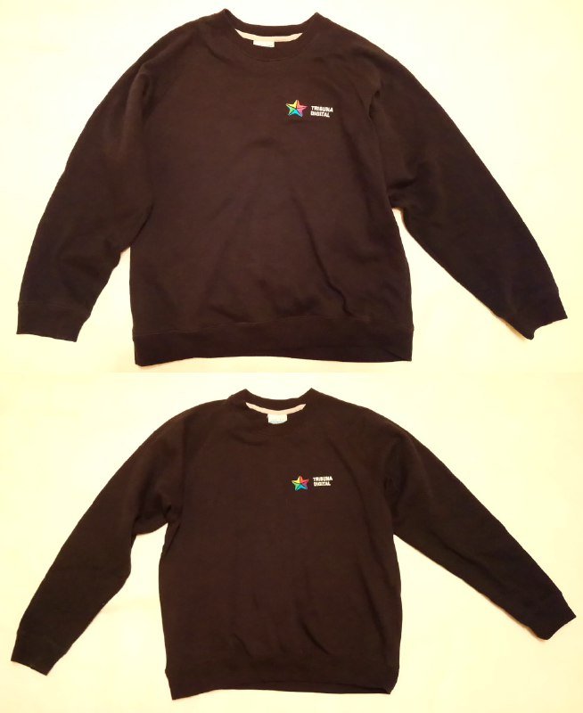 Унисекс черная кофта толстовка Stan Color Tribuna Digital