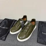 Мужские оливковые кроссовки Ermenegildo Zegna 2