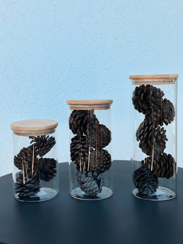 Банки стеклянные, ваза Лиса керамическая, горшок с искусственным растением, вазы, свечи искусственные