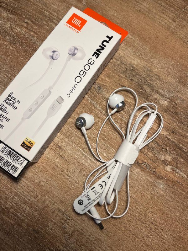 Наушники JBL Tune 305C USB-C White